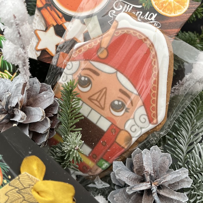 Новогодняя коробка с пряником