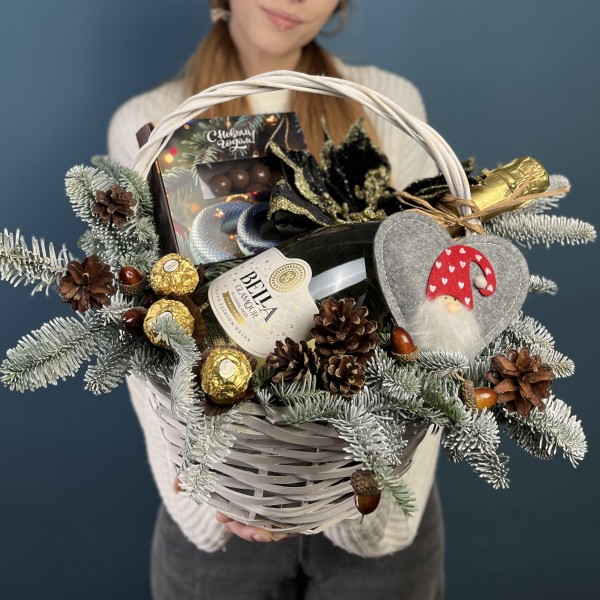 Новогодняя корзина Шоколадного настроения