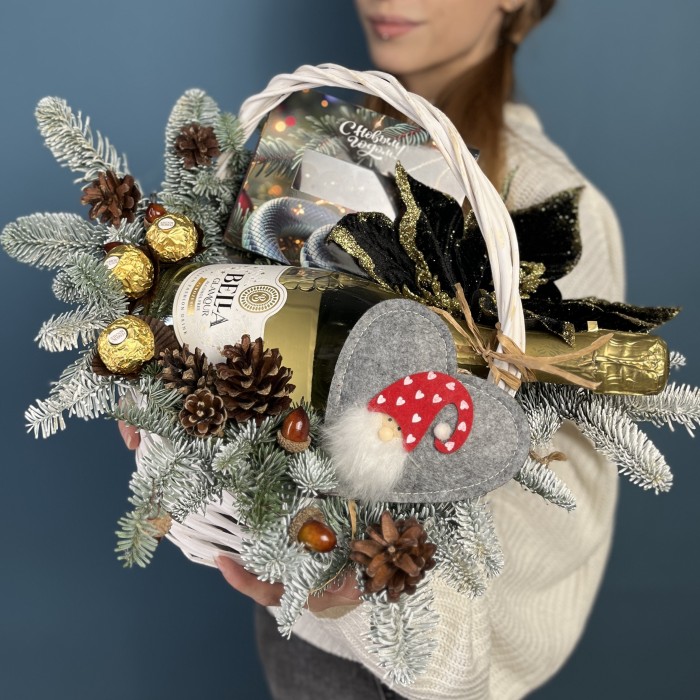 Новогодняя корзина Шоколадного настроения