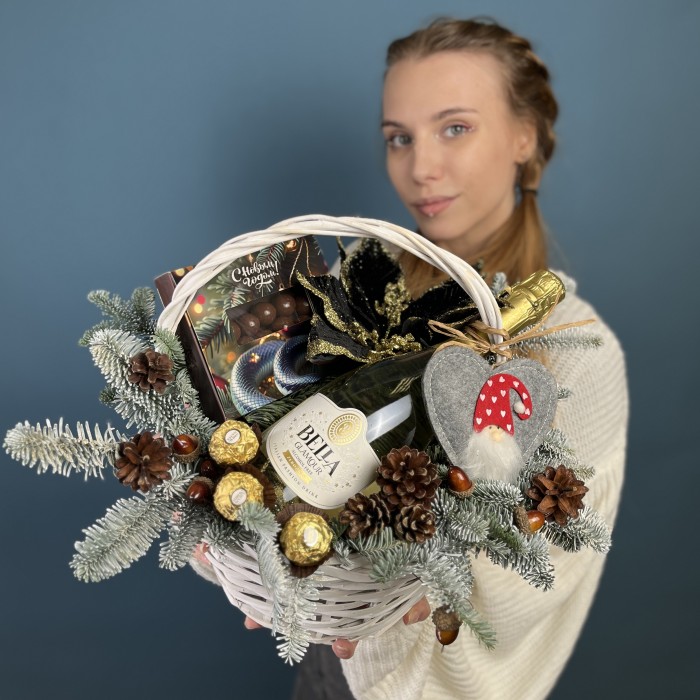 Новогодняя корзина Шоколадного настроения