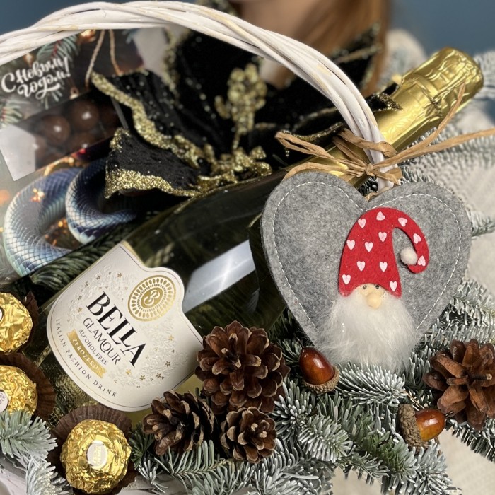 Новогодняя корзина Шоколадного настроения