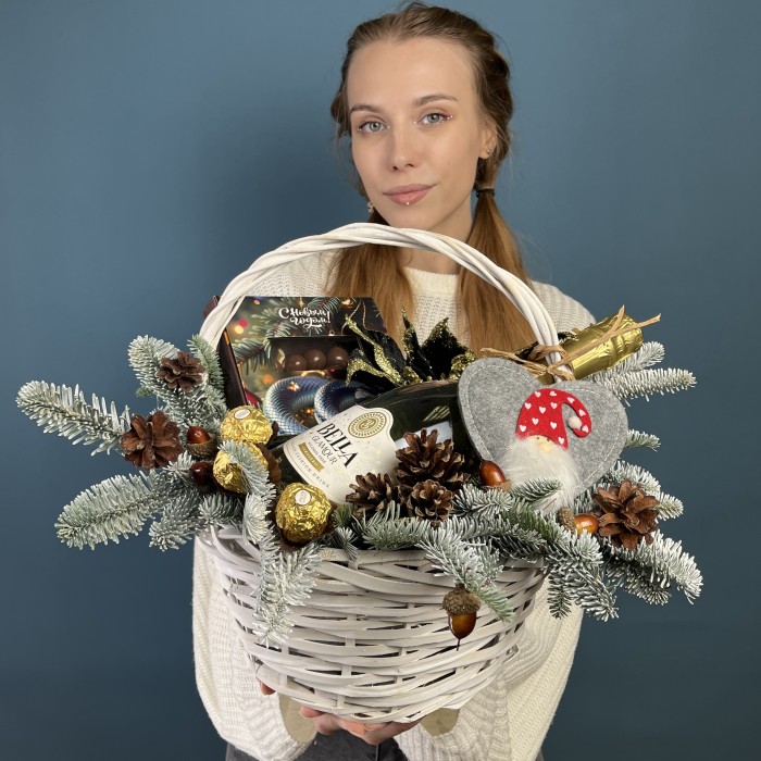 Новогодняя корзина Шоколадного настроения