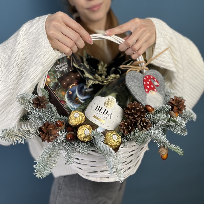 Новогодняя корзина Шоколадного настроения