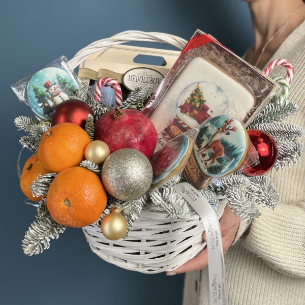 Новогодняя корзина Сладкий праздник