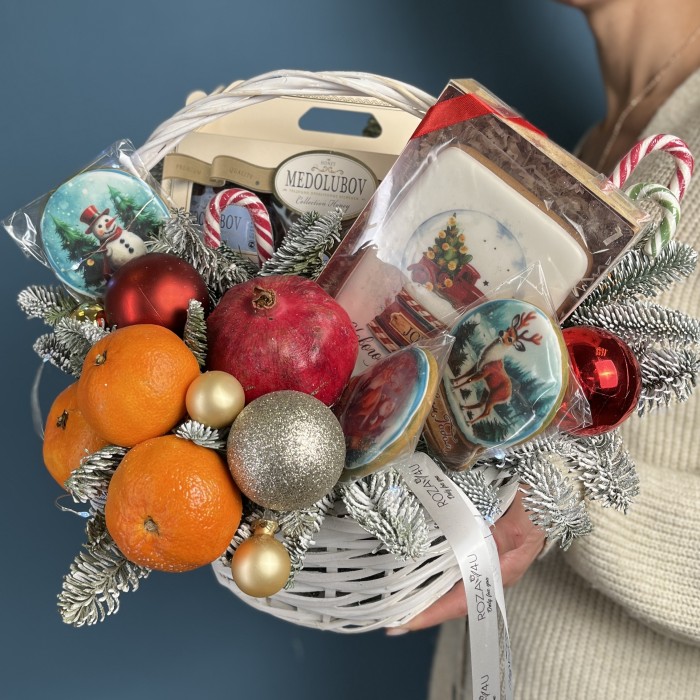 Новогодняя корзина Сладкий праздник