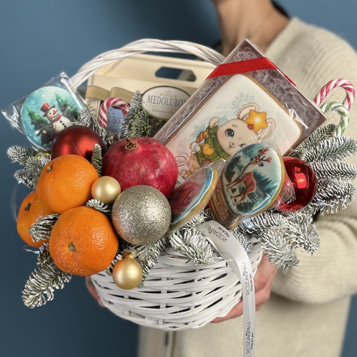 Новогодняя корзина Сладкий праздник