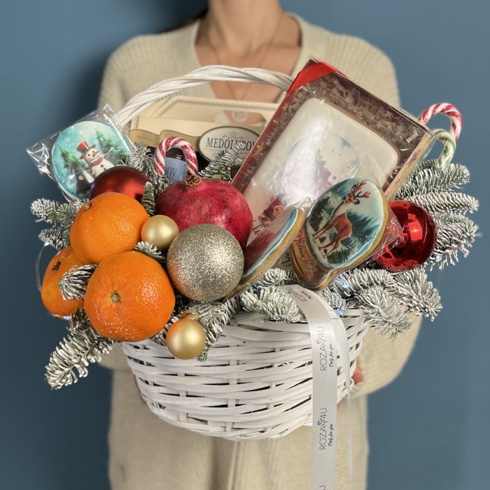 Новогодняя корзина Сладкий праздник
