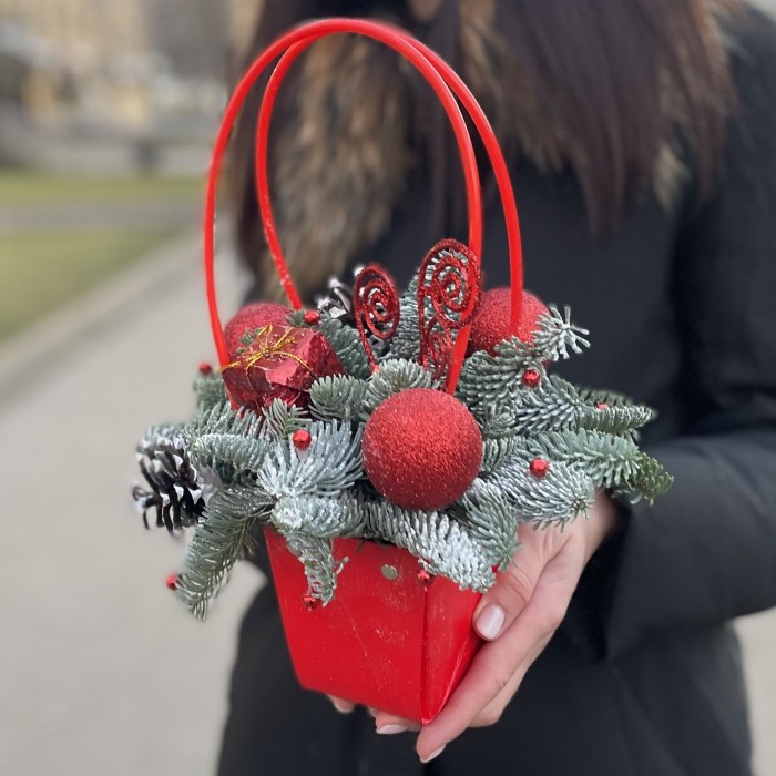 Новогодняя композиция Зимнее торжество