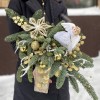 Новогодняя композиция Рождественский ангел с нобилисом