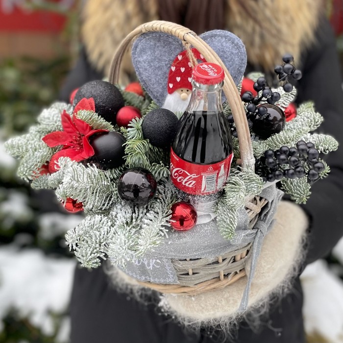 Новогодняя композиция Подарок под Елкой