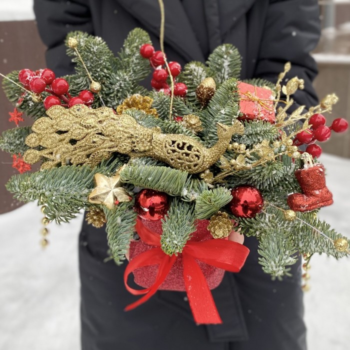 Новогодняя композиция Жар Птица