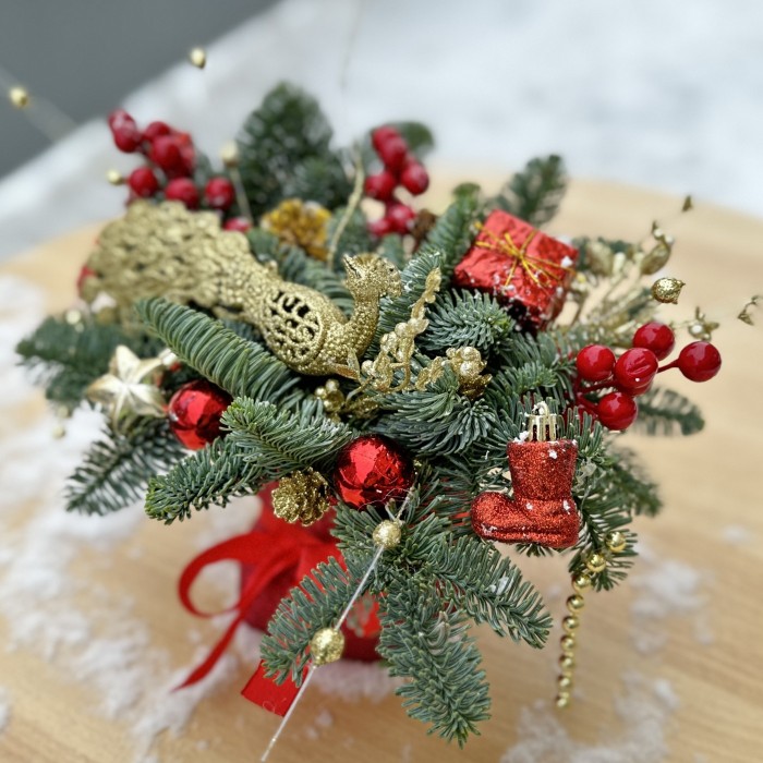 Новогодняя композиция Жар Птица