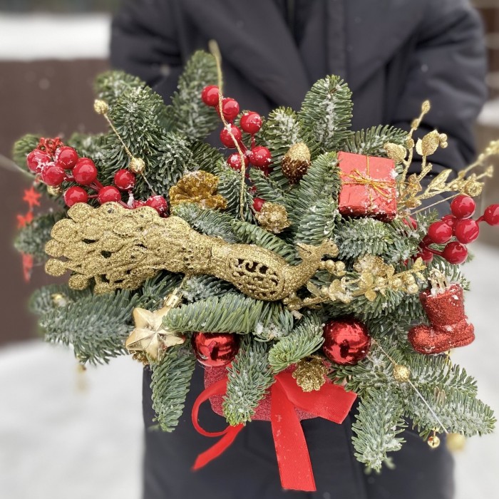 Новогодняя композиция Жар Птица