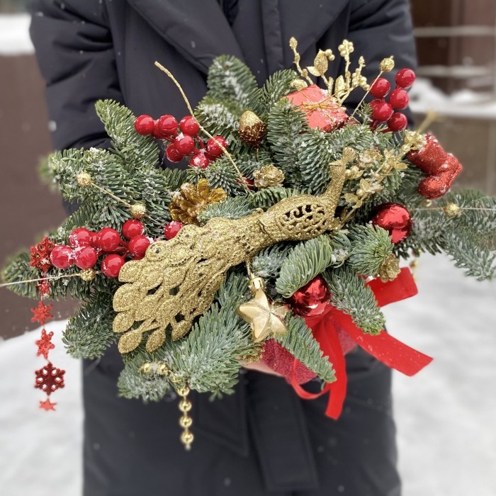 Новогодняя композиция Жар Птица