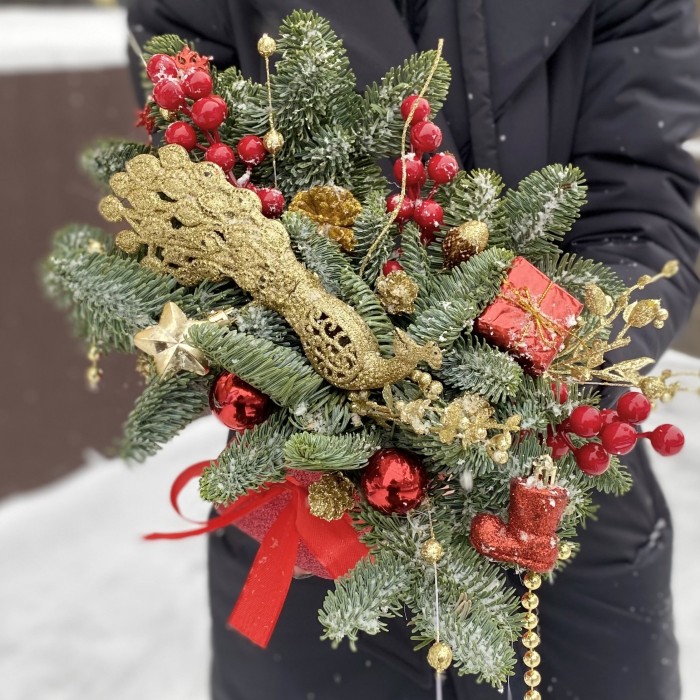 Новогодняя композиция Жар Птица