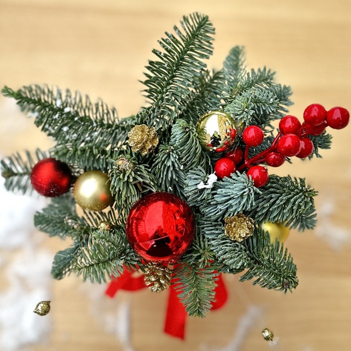 Новогодняя композиция Зимние Контрасты