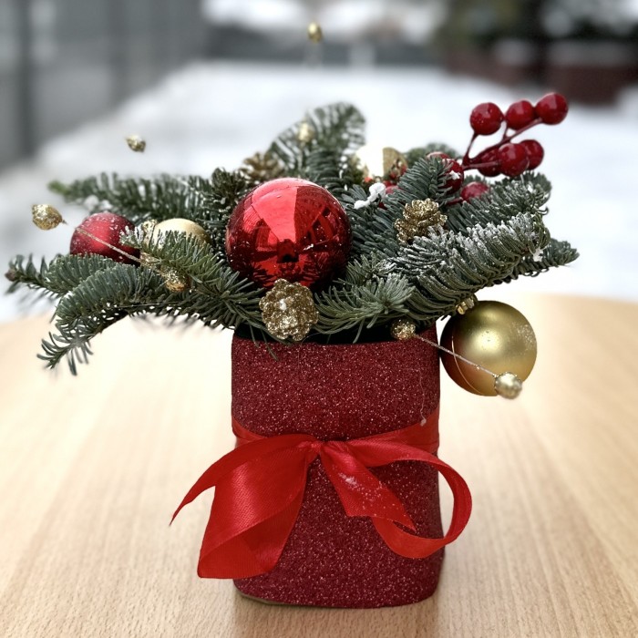 Новогодняя композиция Зимние Контрасты