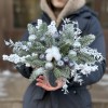 Новогодняя композиция с нобилисом в стакане Прохлада