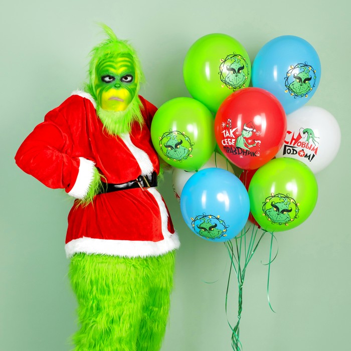 Облако воздушных шаров С Новым Годом!