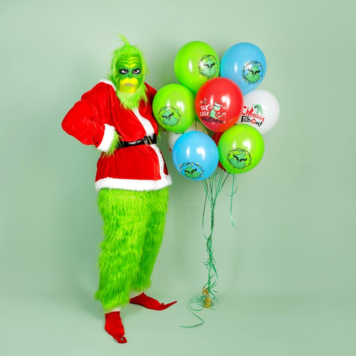 Облако воздушных шаров С Новым Годом!