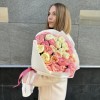 Пастельный микс пионовидных роз