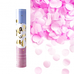 Пневмохлопушка Гендер Пати, Круги тишью розовый