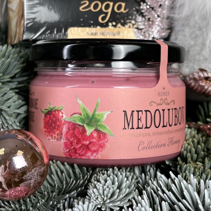 Подарочная корзина Гномик и мед