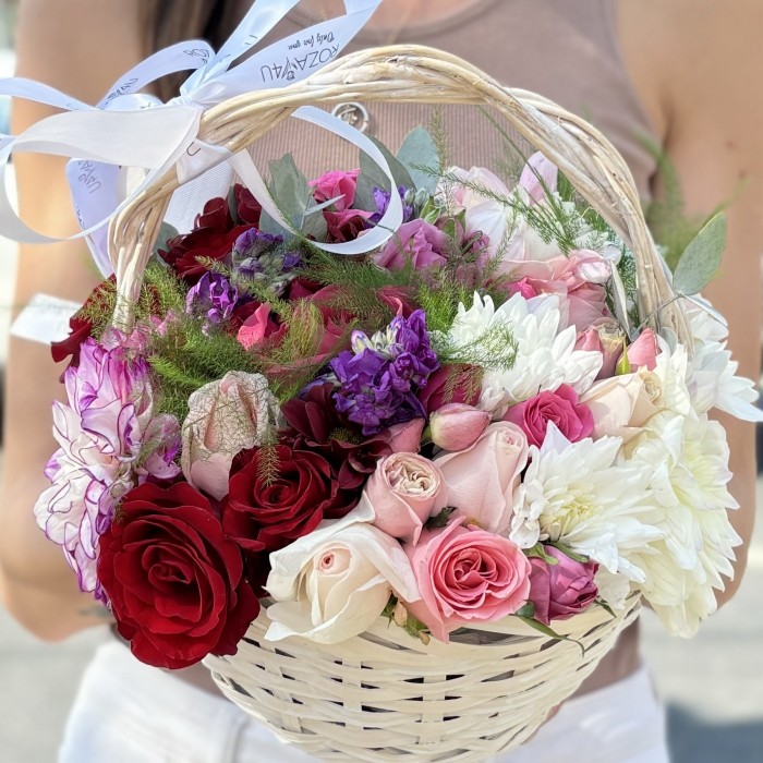 Радужная корзина MIX