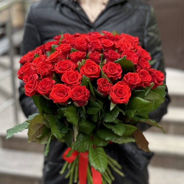 Роза Красная Эль Торо 50 см