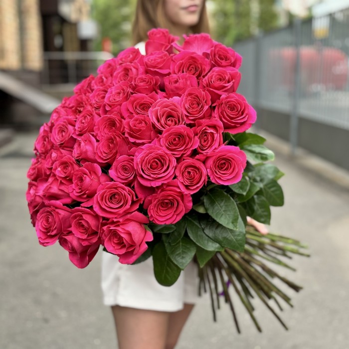 Роза Пинк Флойд 80 см