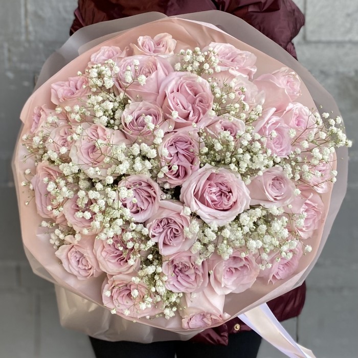 31 розовая пионовидная роза Свит фор Лав (Sweet for love)