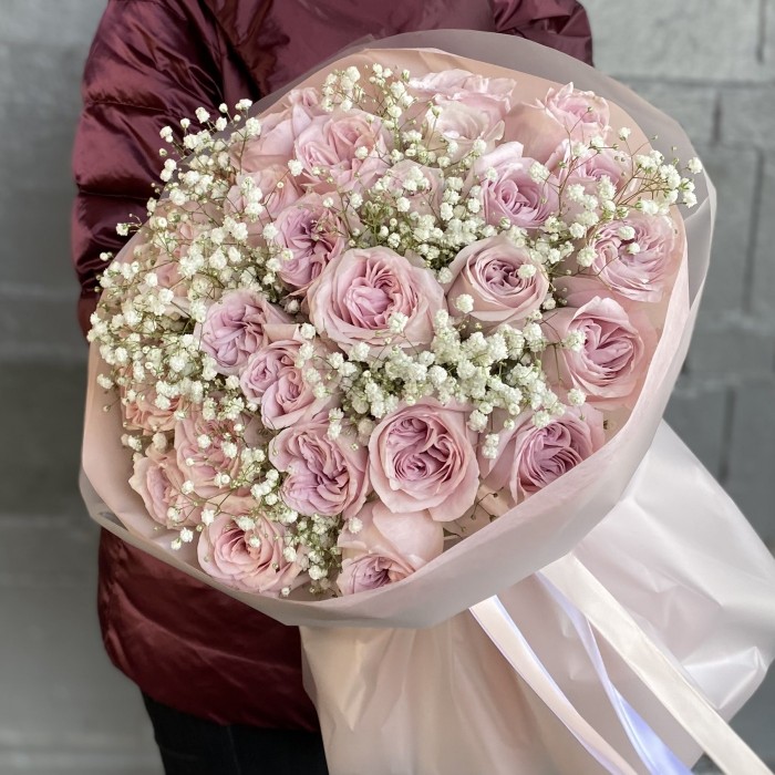 31 розовая пионовидная роза Свит фор Лав (Sweet for love)