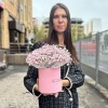 Розовая гипсофила в коробке