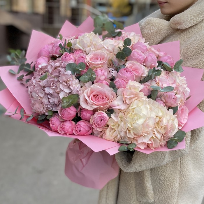 Розовый букет Нежные Мечты