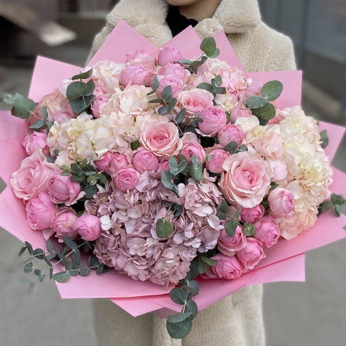 Розовый букет Нежные Мечты