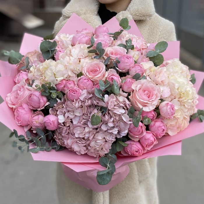 Розовый букет Нежные Мечты