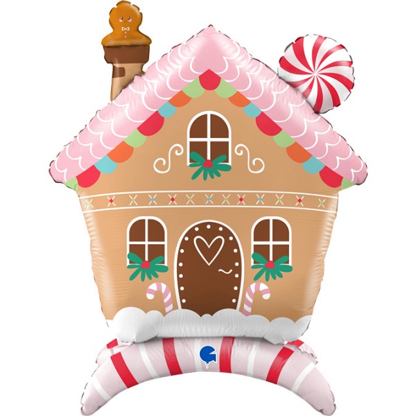 Шар 3D Фигура на подставке Пряничный домик
