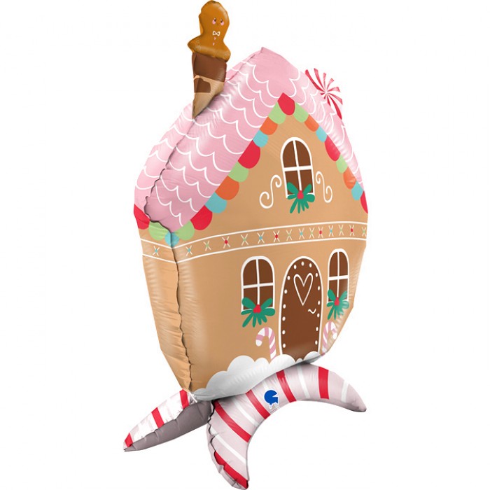Шар 3D Фигура на подставке Пряничный домик