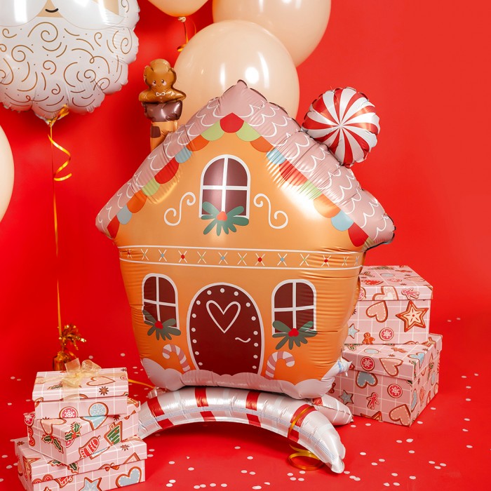 Шар 3D Фигура на подставке Пряничный домик