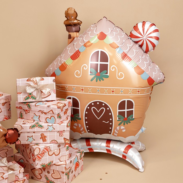 Шар 3D Фигура на подставке Пряничный домик