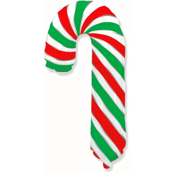 Шар Фигура Леденец трость Красный/Зеленый