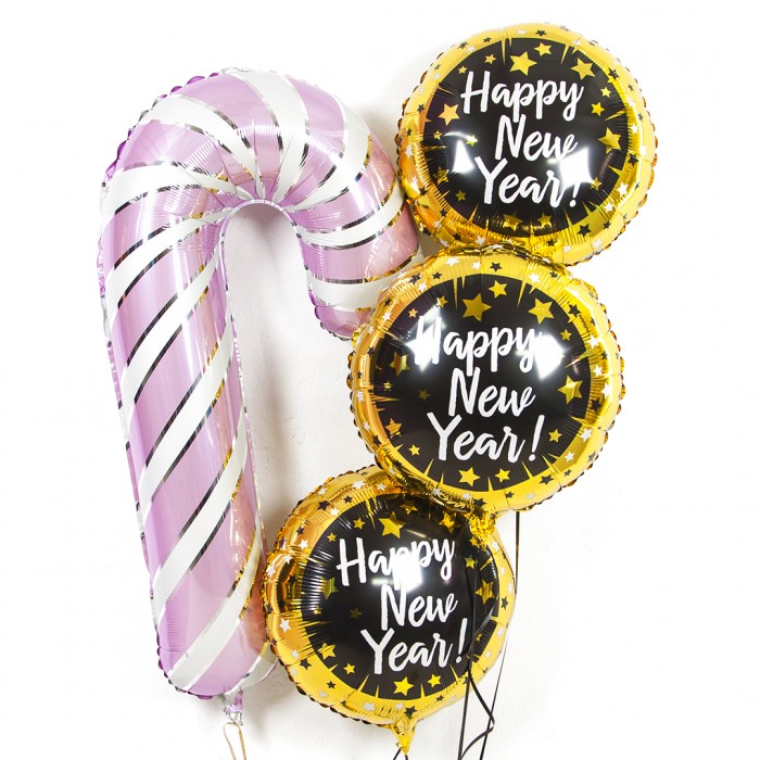 Шар Фигура Леденец трость Розовый