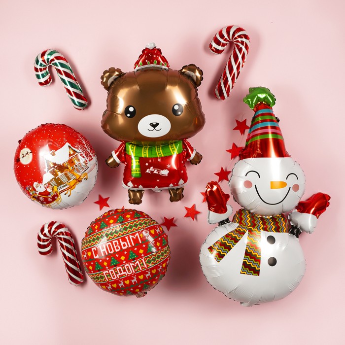 Шар Фигура Новогодний мишка