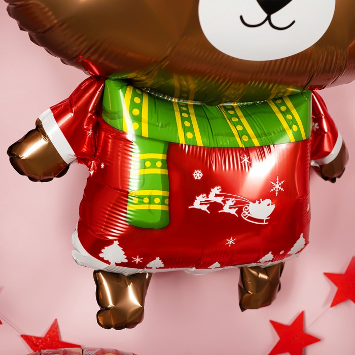 Шар Фигура Новогодний мишка