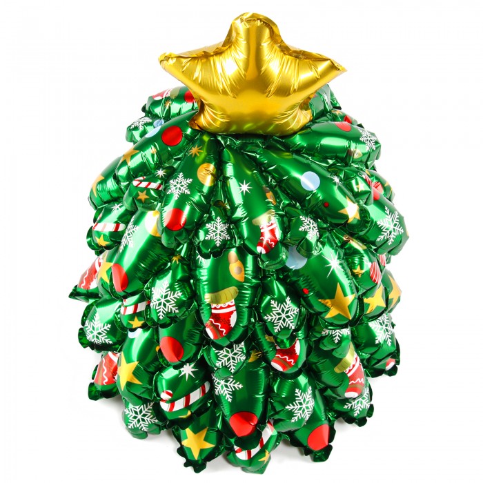 Шар Фигура Объёмная новогодняя ёлка мини