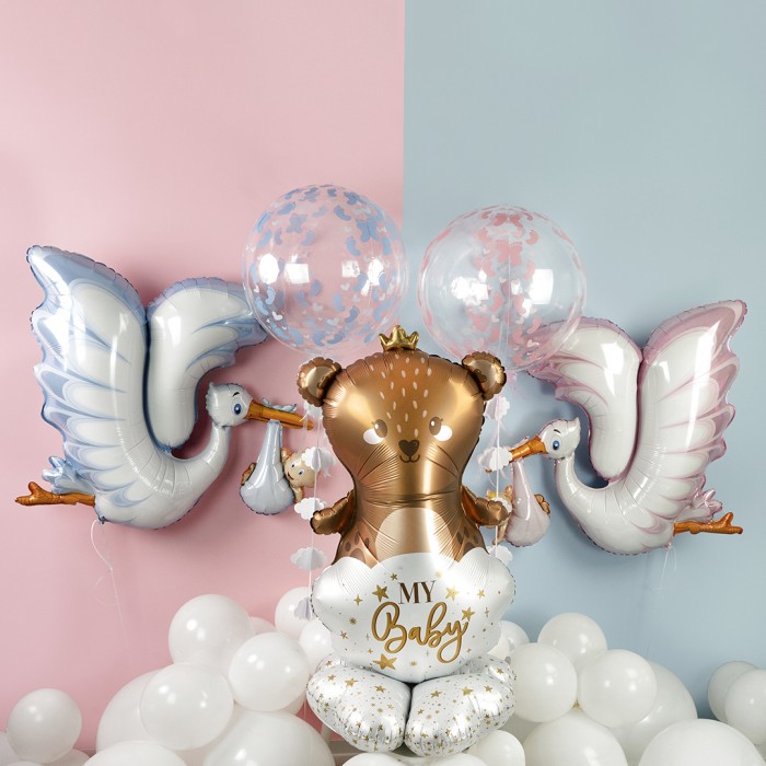 Шар Фигура на подставке Медвежонок для малыша