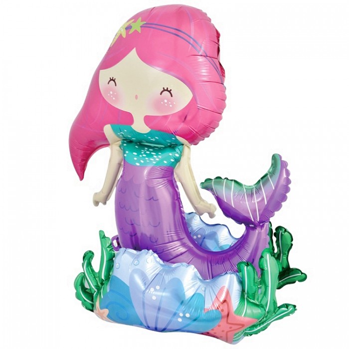 Шар Фигура на подставке Русалочка