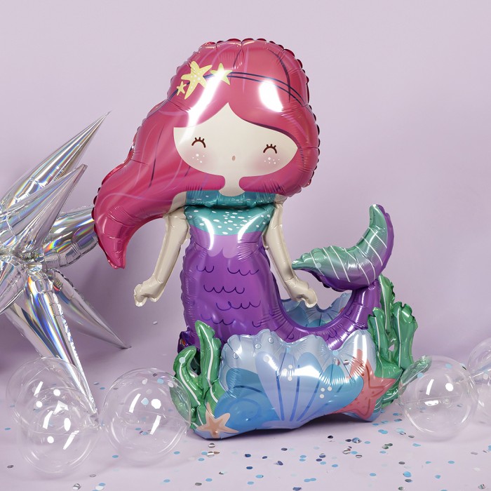 Шар Фигура на подставке Русалочка