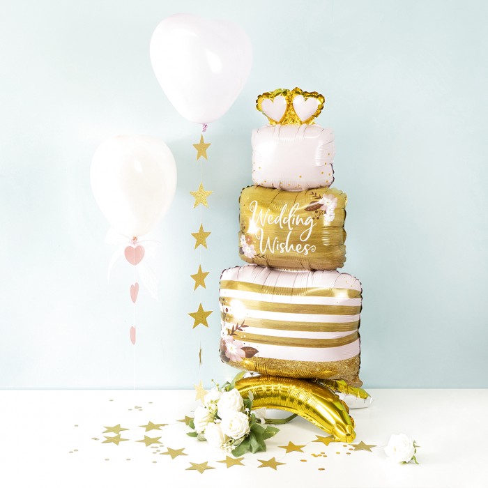 Шар Фигура на подставке Свадебный торт