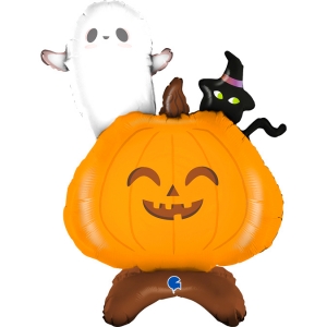 Шар Фигура на подставке, Тыква и привидение